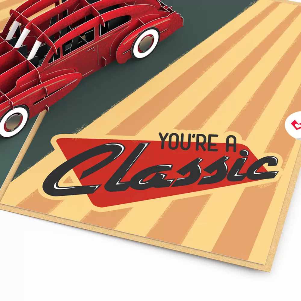 Lovepop Greeting Cards | Birthday | Happy Birthday Classic Car Pop-Up Card