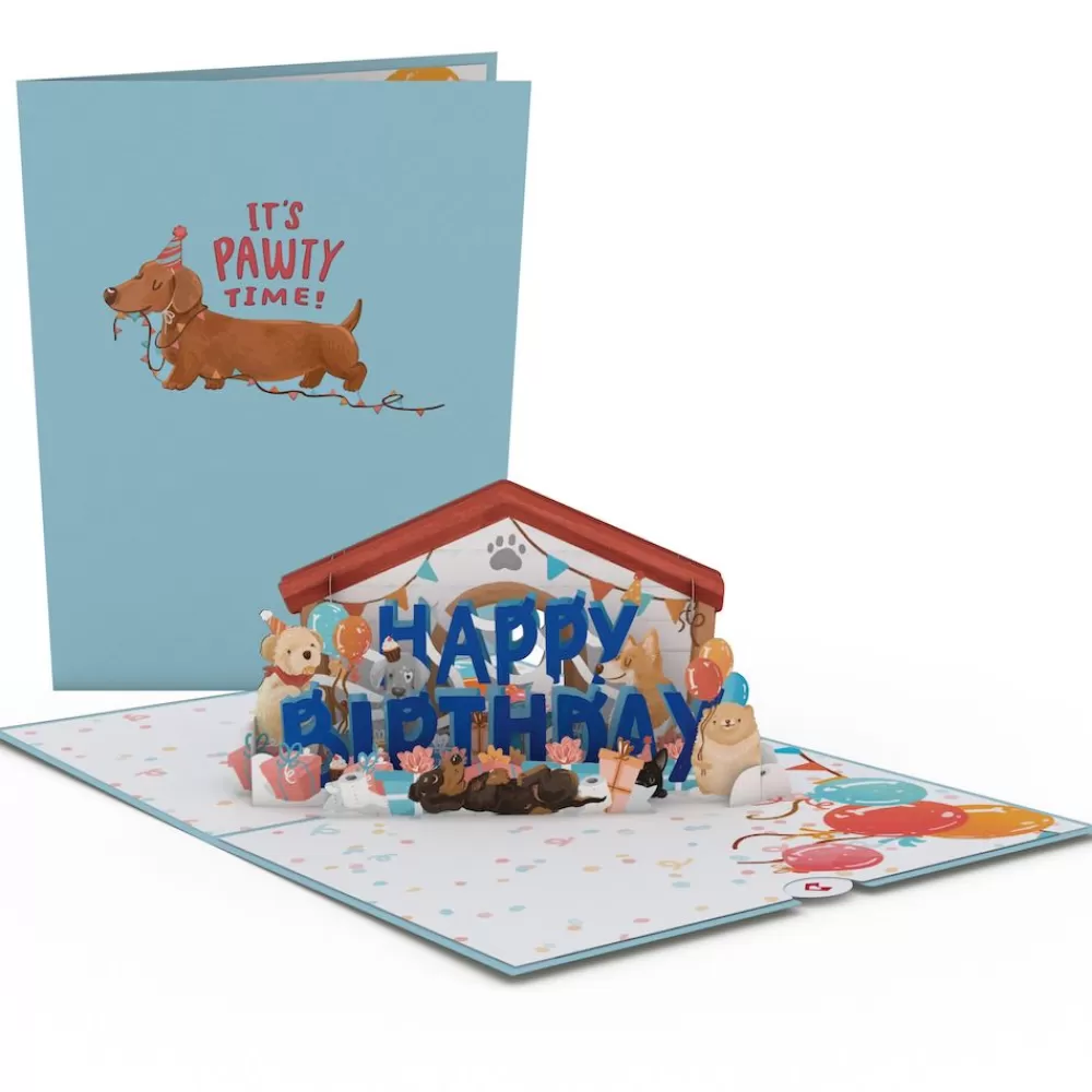 Lovepop Greeting Cards | Birthday | Happy Birthday Dogs Pop-Up Card