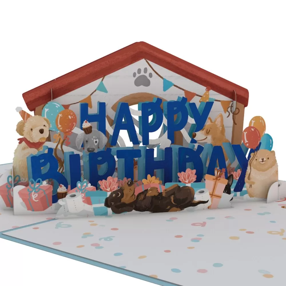 Lovepop Greeting Cards | Birthday | Happy Birthday Dogs Pop-Up Card