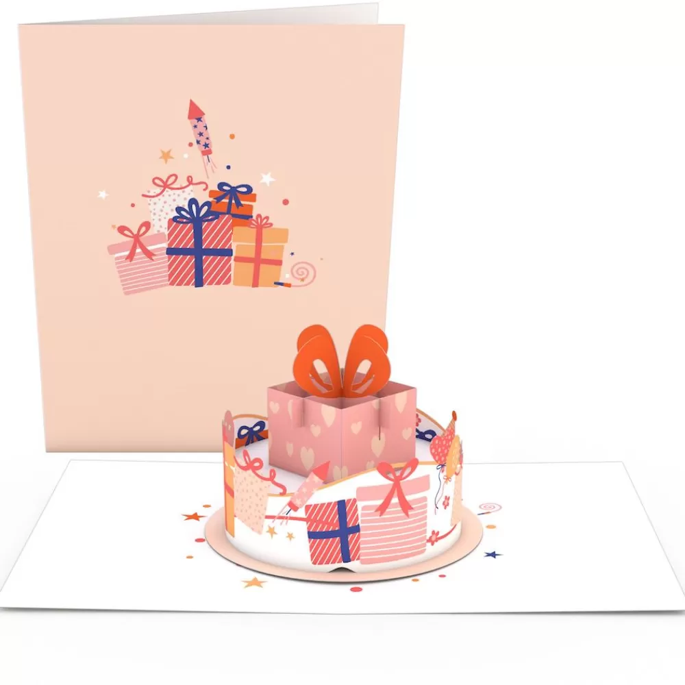 Lovepop Birthday | Her | Happy Birthday Gift Cake: Paperpop® Card