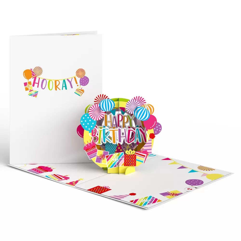 Lovepop Greeting Cards | Birthday | Happy Birthday Hooray Pop-Up Card