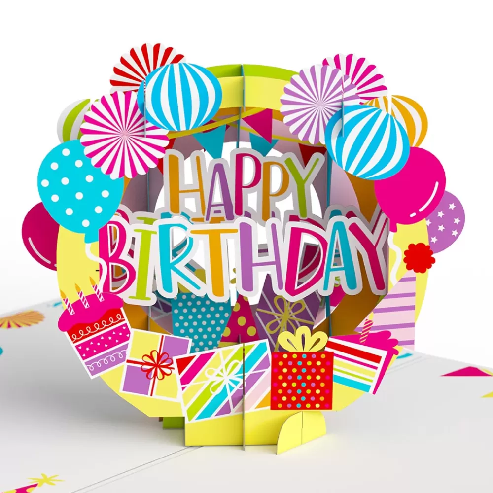 Lovepop Greeting Cards | Birthday | Happy Birthday Hooray Pop-Up Card