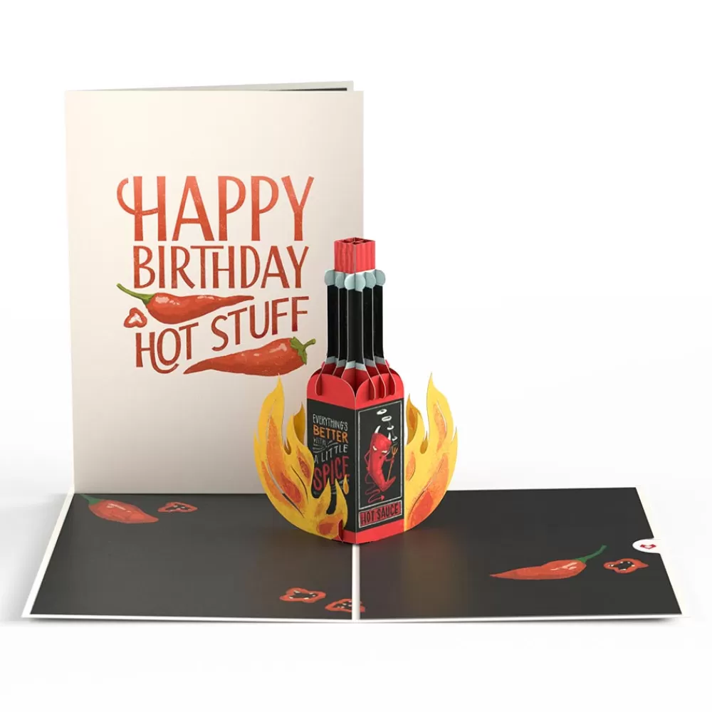 Lovepop Greeting Cards | Birthday | Happy Birthday Hot Stuff Pop-Up Card