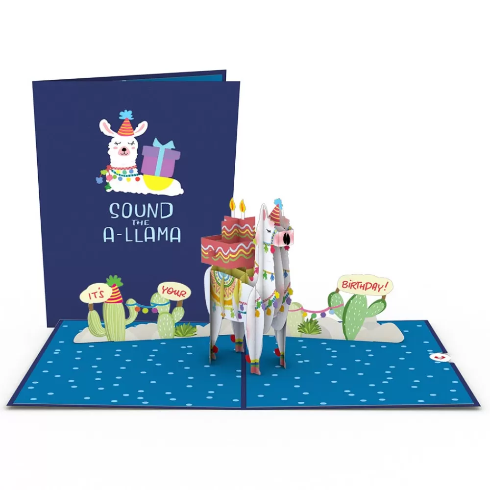 Lovepop Birthday | Kids | Happy Birthday Llama Pop-Up Card