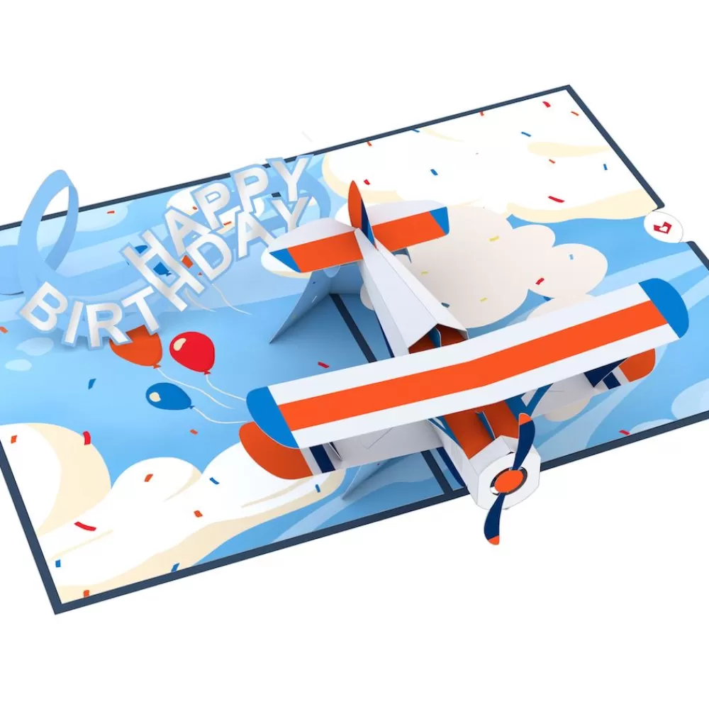 Lovepop Greeting Cards | Birthday | Happy Birthday Plane Pop-Up Card