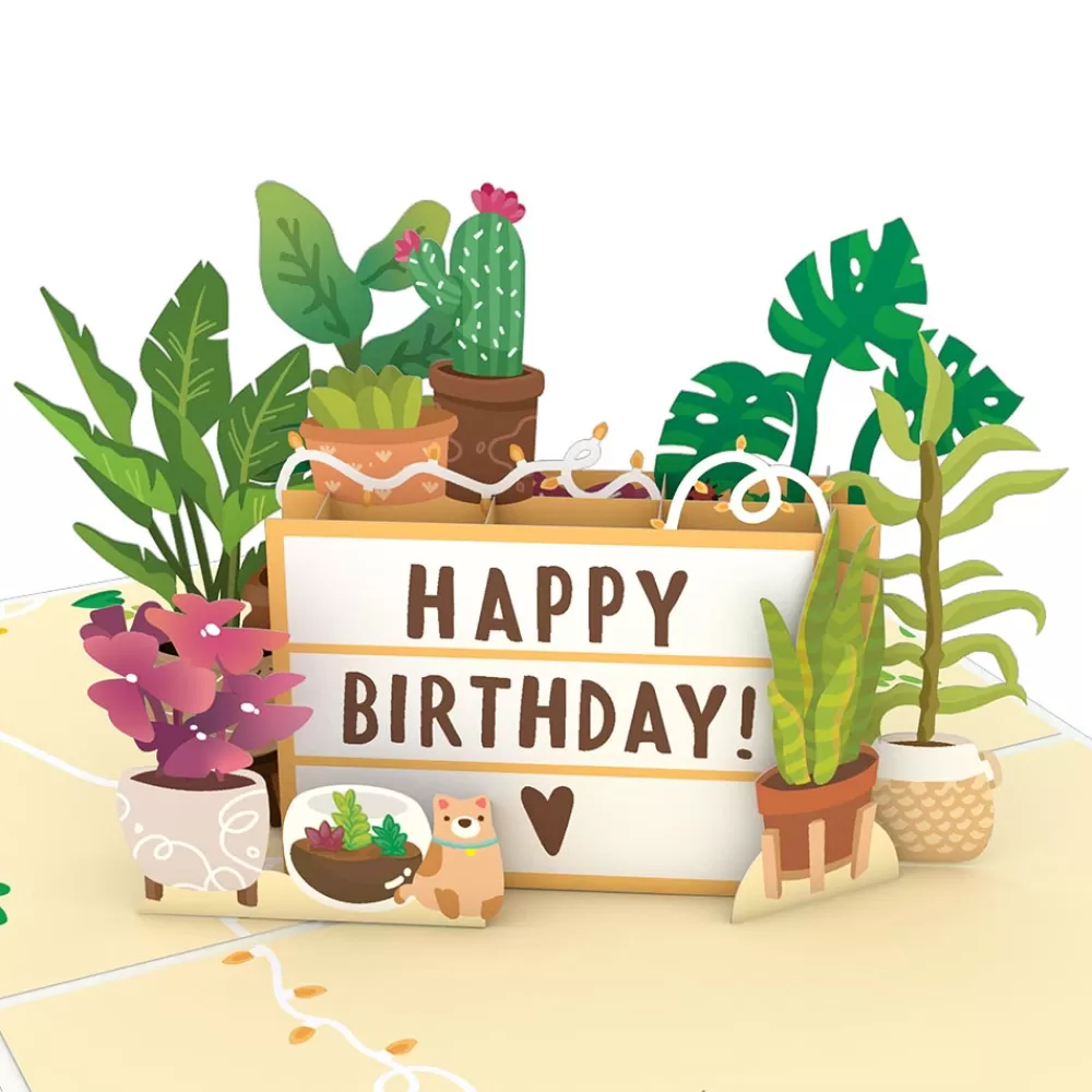 Lovepop Birthday | Her | Happy Birthday Plants Pop-Up Card