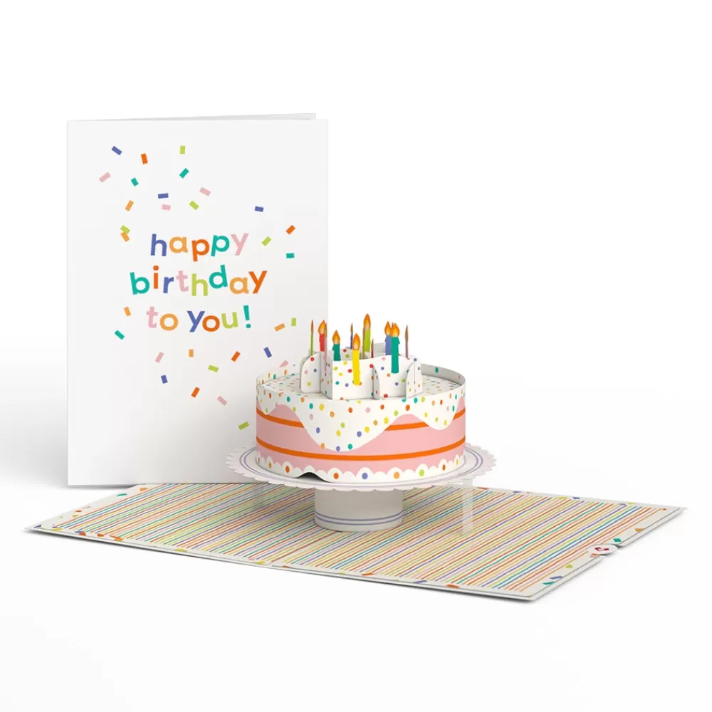 Lovepop Greeting Cards | Birthday | Happy Birthday to You! Confetti Cake Pop-Up Card