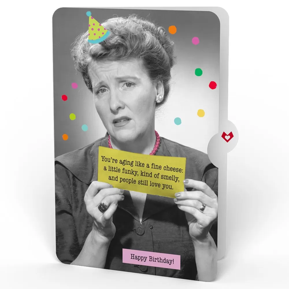 Lovepop Birthday | Happy Birthday You F*cking Fossil Pop-Up Card and Sentiment Set