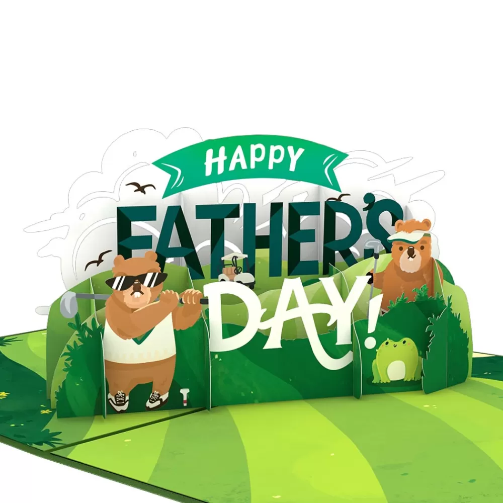 Lovepop Father'S Day 6/15 | Dad | Happy Father's Day Golf Pop-Up Card