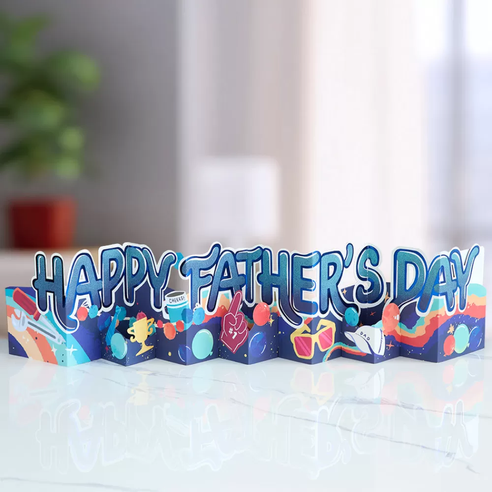 Lovepop Decor | Father'S Day 6/15 | Happy Father's Day Loooooong Card™ (Expands to 2 feet)