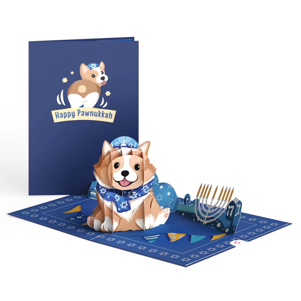 Lovepop Greeting Cards | Hanukkah 12/14 | Happy Hanukkah Dog Pop-Up Card