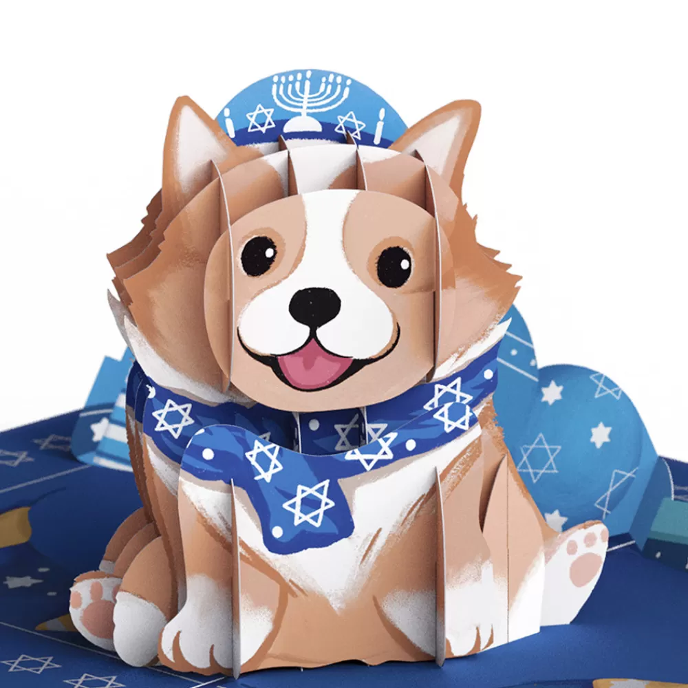 Lovepop Greeting Cards | Hanukkah 12/14 | Happy Hanukkah Dog Pop-Up Card