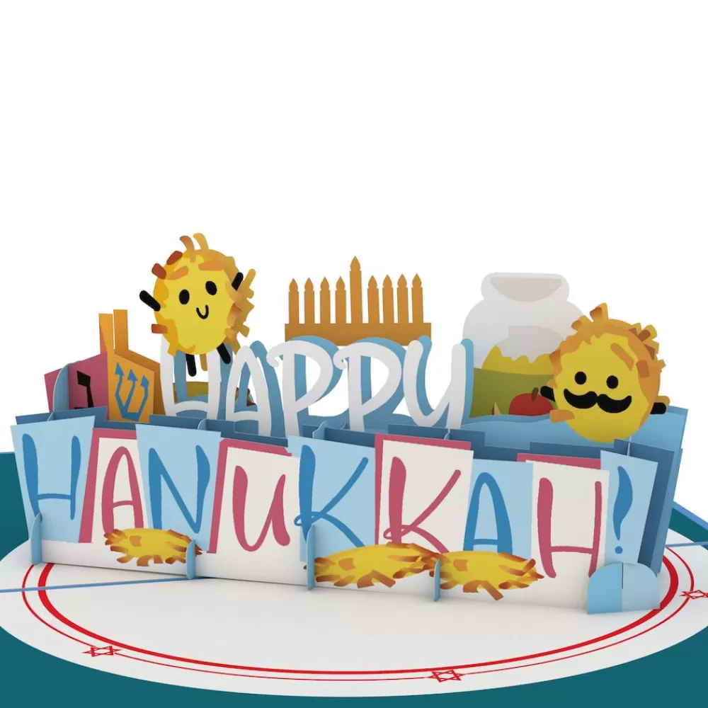 Lovepop Hanukkah 12/14 | Happy Hanukkah Latkes Pop-Up Card