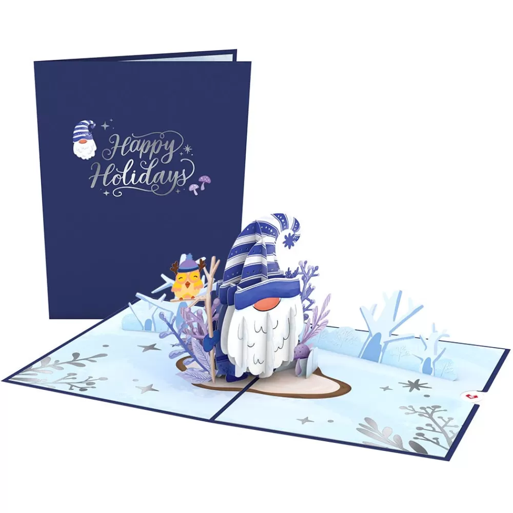 Lovepop Greeting Cards | Christmas 12/25 | Happy Holidays Gnome Pop-Up Card