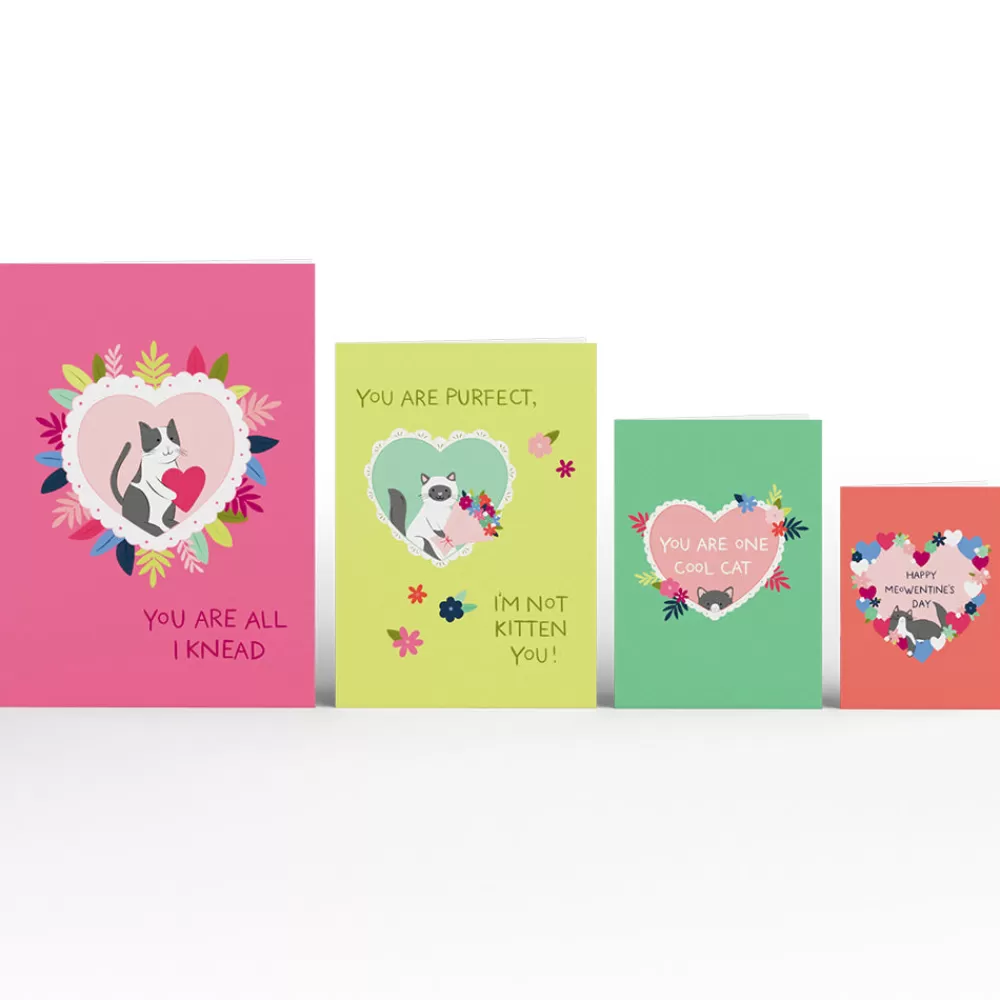 Lovepop Valentine'S Day 2/14 | Happy Meowentine’s Day Cat 4-in-1 Nesting Card