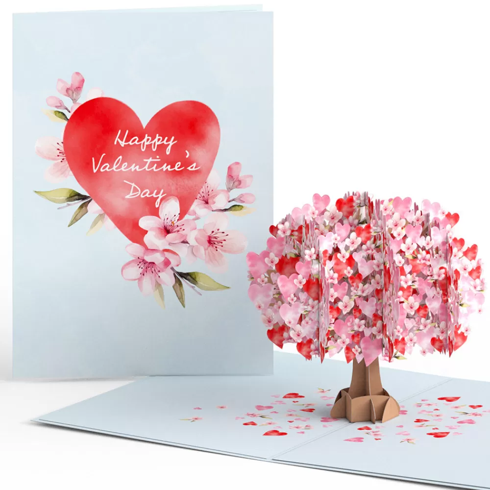 Lovepop Greeting Cards | Valentine'S Day 2/14 | Happy Valentine's Day Cherry Blossom Tree Pop-Up Card