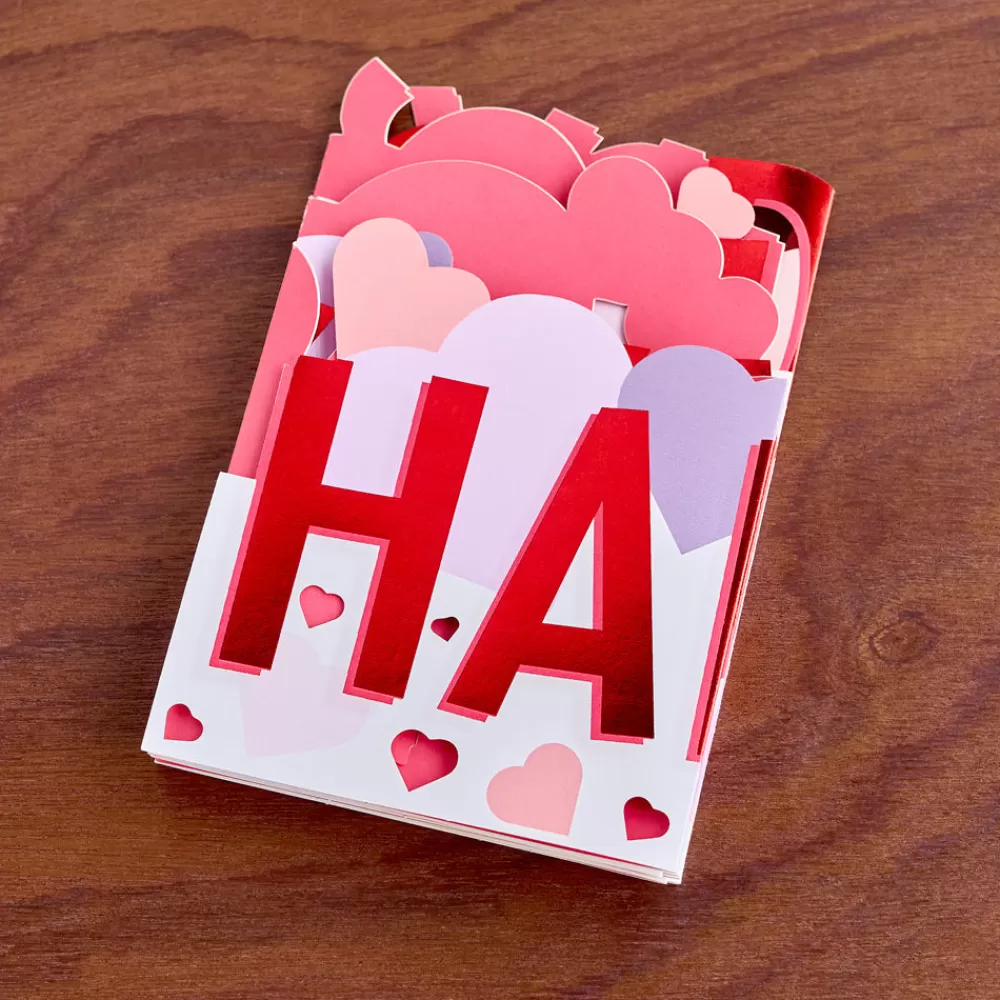 Lovepop Decor | Valentine'S Day 2/14 | Happy Valentine's Day Loooooong Card™ (Expands to 2 feet)