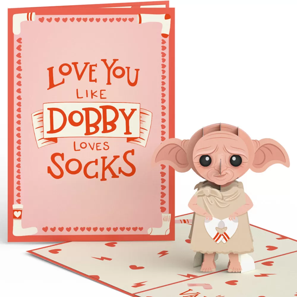 Lovepop Greeting Cards | Valentine'S Day 2/14 | Harry Potter™ Dobby™ Valentine’s Day Pop-Up Card