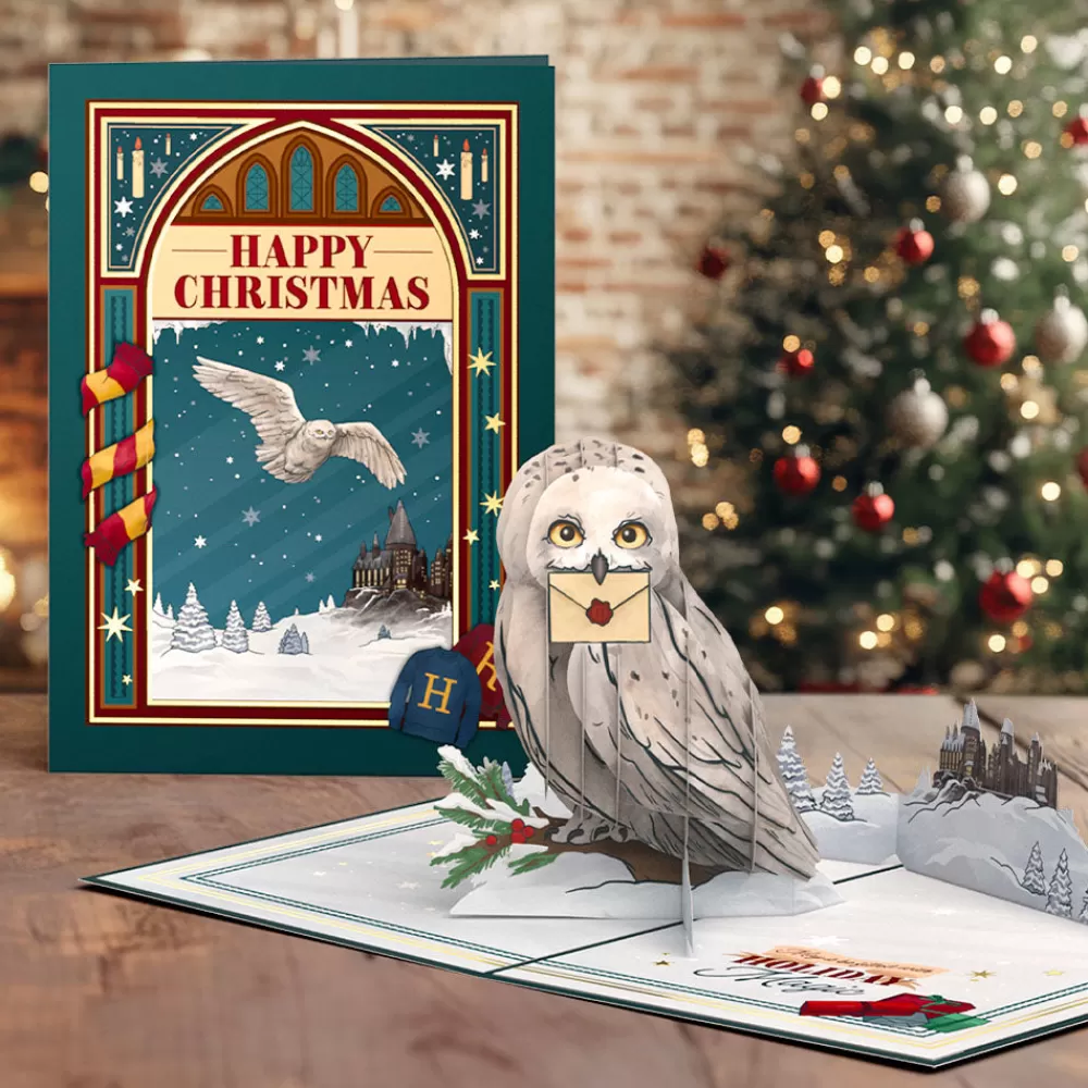 Lovepop Greeting Cards | Christmas 12/25 | Harry Potter™ Hedwig™ Holiday Magic Pop-Up Card