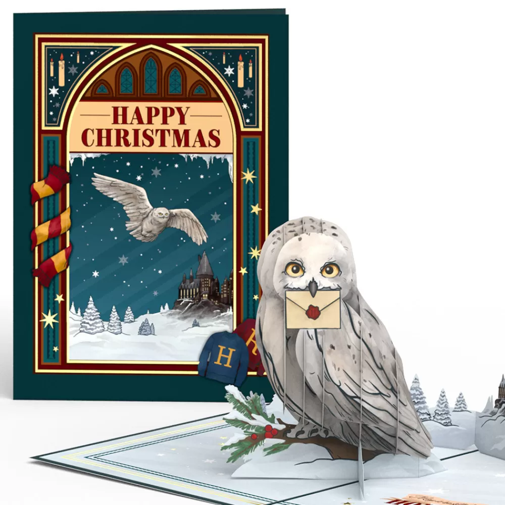 Lovepop Greeting Cards | Christmas 12/25 | Harry Potter™ Hedwig™ Holiday Magic Pop-Up Card