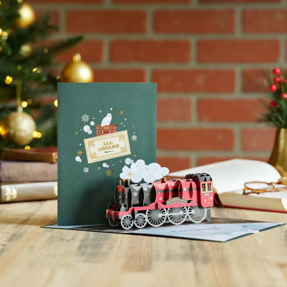 Lovepop Christmas 12/25 | Kids | Harry Potter™ Holiday Hogwarts™ Express Pop-Up Card