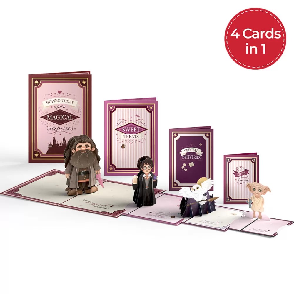 Lovepop Valentine'S Day 2/14 | Kids | Harry Potter™ Magical Valentine's Day 4-in-1 Nesting Card