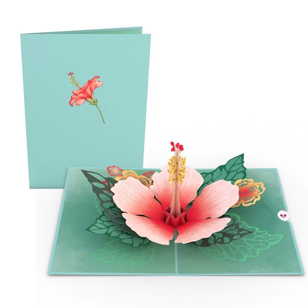 Lovepop Greeting Cards | Birthday | Hibiscus Bloom Pop-Up Card