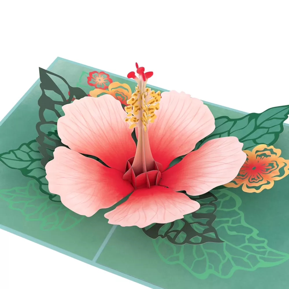 Lovepop Greeting Cards | Birthday | Hibiscus Bloom Pop-Up Card