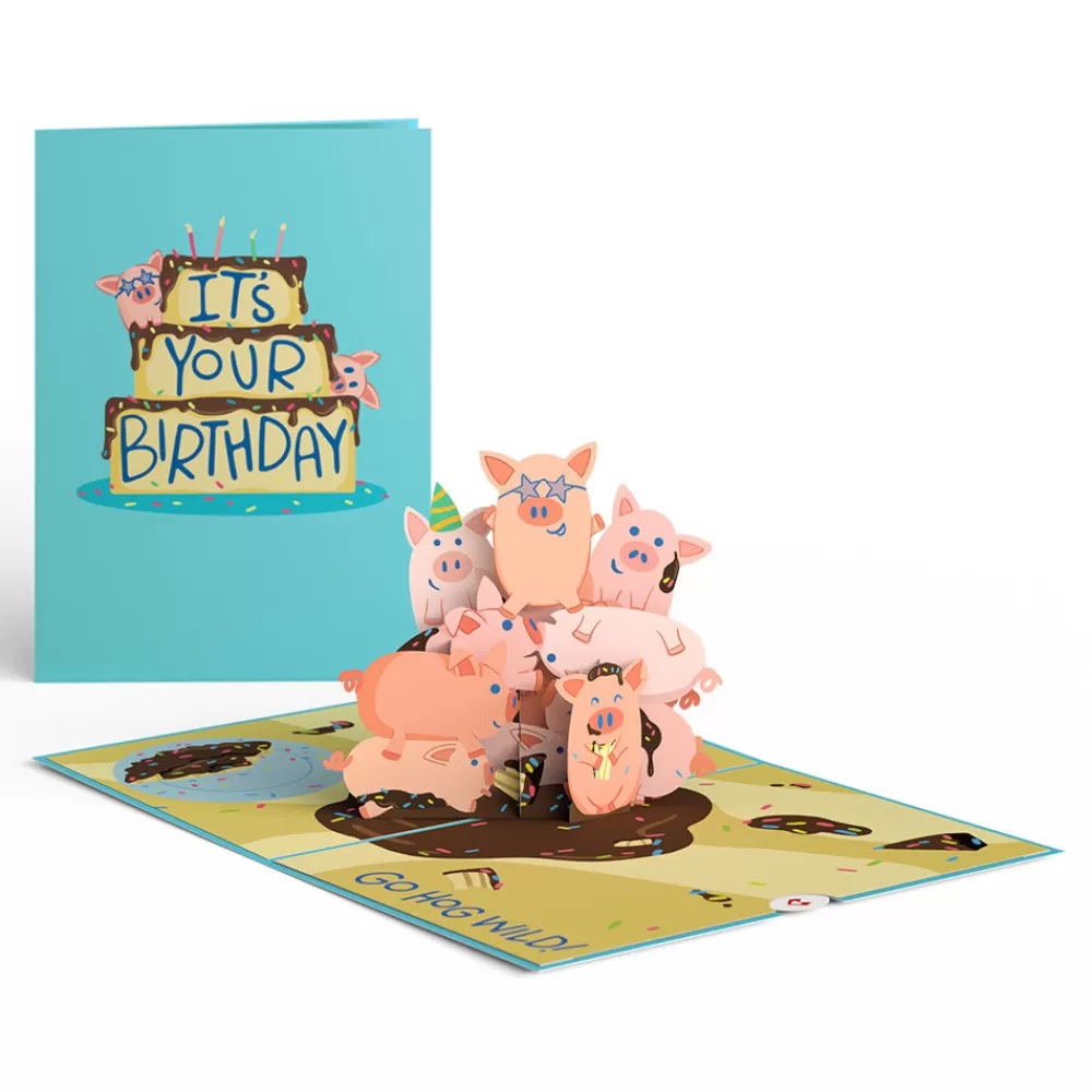 Lovepop Greeting Cards | Birthday | Hog Wild Birthday Pop-Up Card