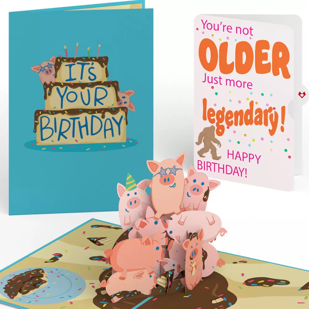 Lovepop Birthday | Hog Wild Birthday Pop-Up Card and Sentiment Set