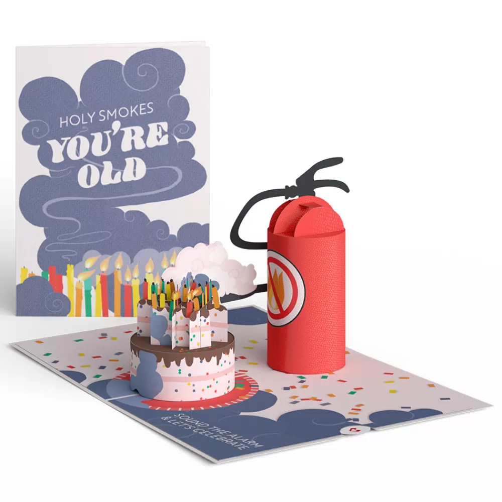 Lovepop Greeting Cards | Birthday | Holy Smokes You're Old Birthday Pop-Up Card