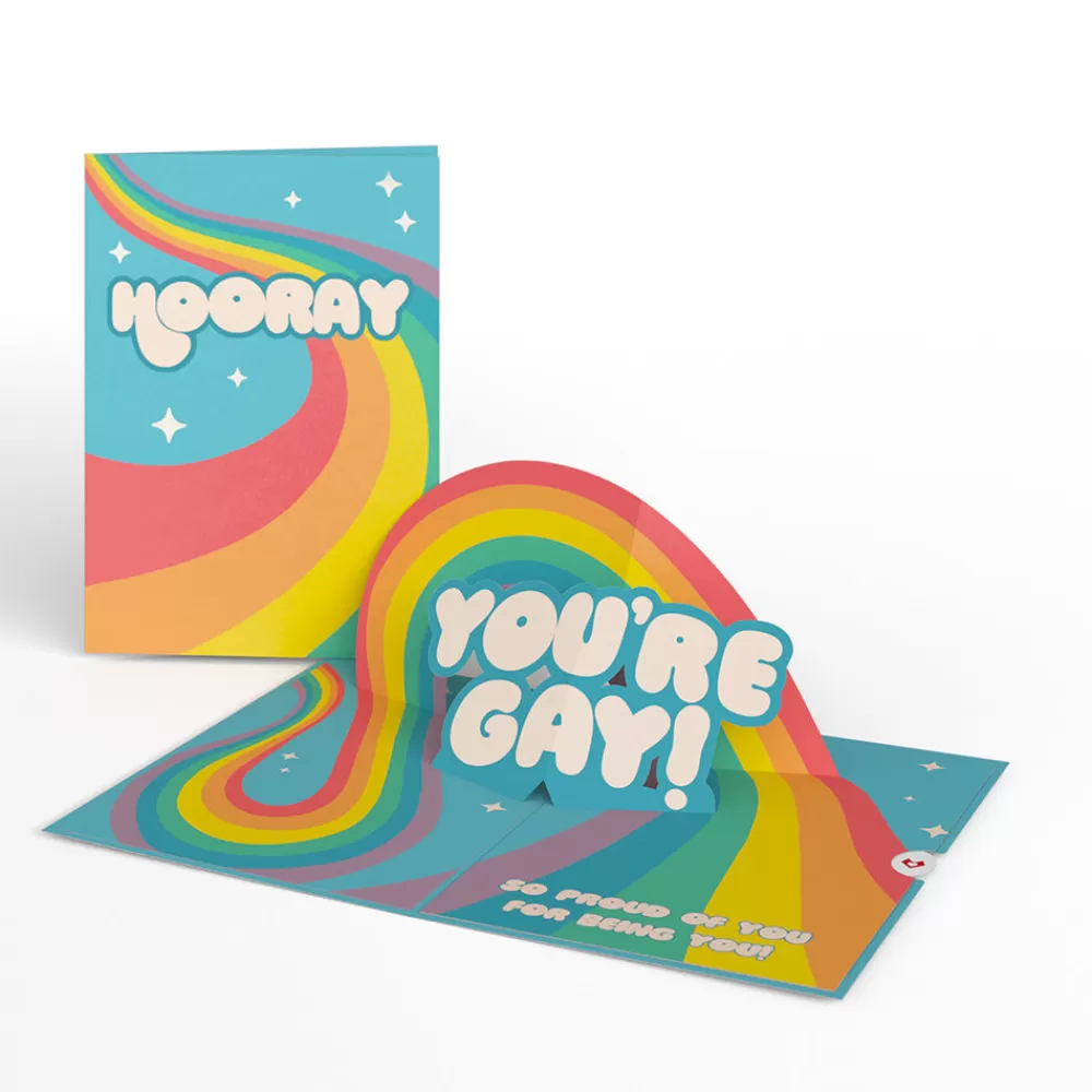 Lovepop Greeting Cards | Lgbtq+ | Hooray, You're Gay! Pop-Up Card