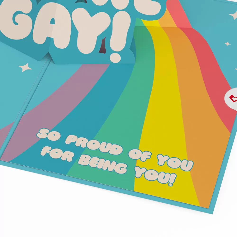 Lovepop Greeting Cards | Lgbtq+ | Hooray, You're Gay! Pop-Up Card