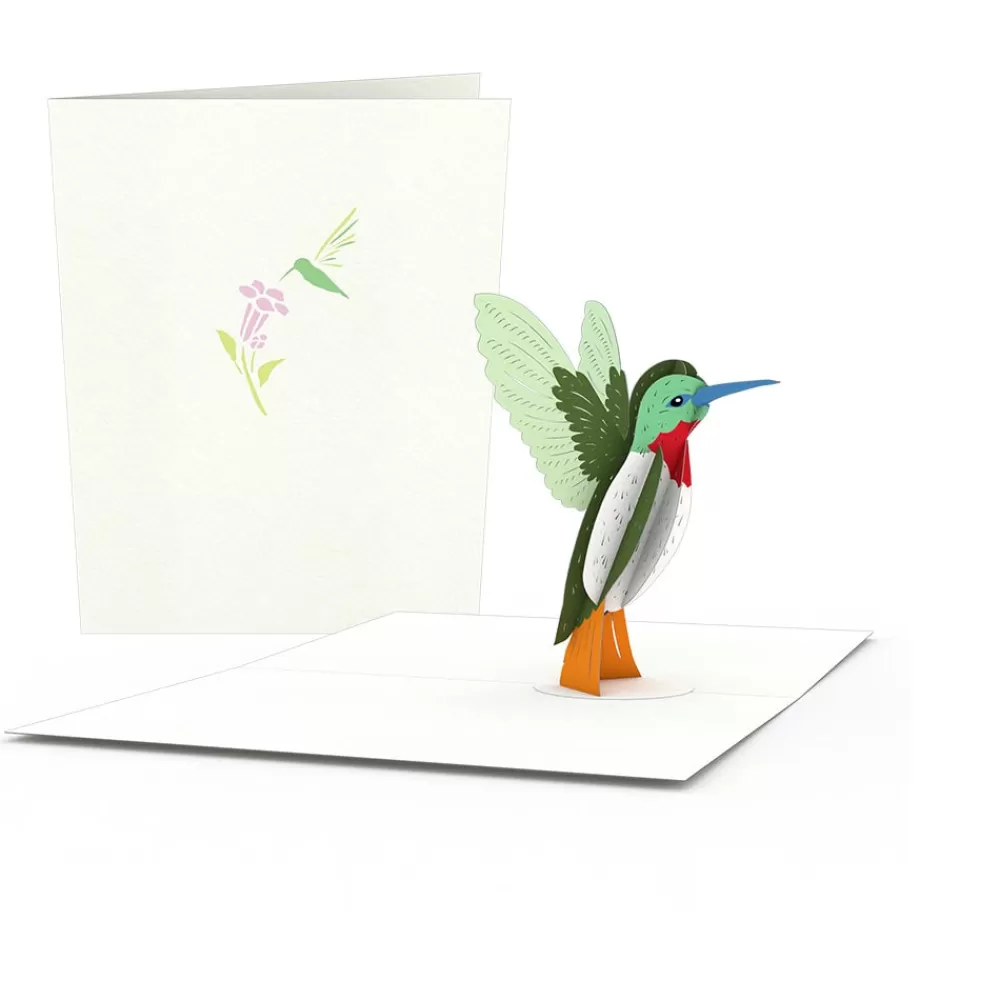 Lovepop Notecards | Get Well | Hummingbird Notecards (4-Pack)