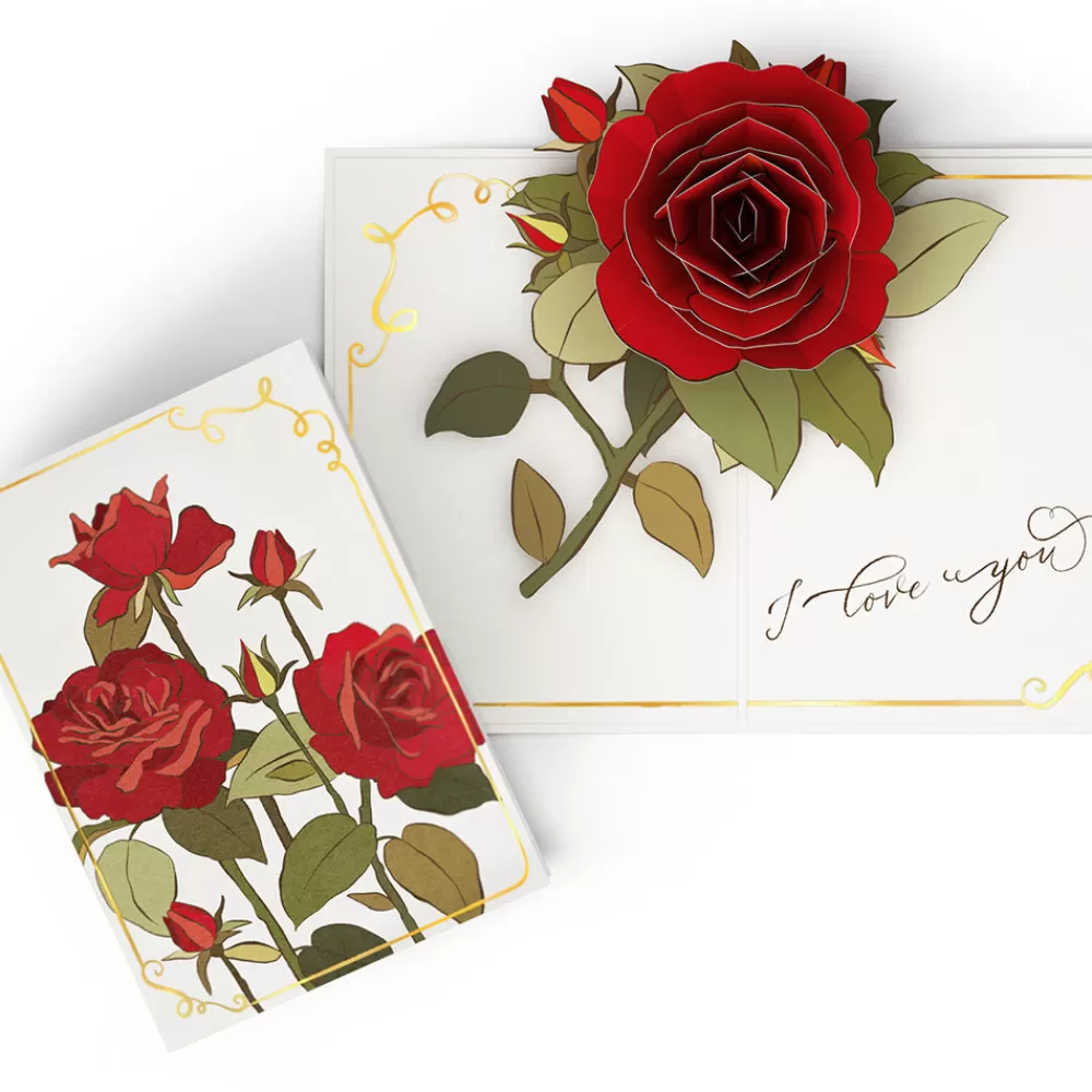 Lovepop Greeting Cards | Valentine'S Day 2/14 | I Love You Roses Pop-Up Card