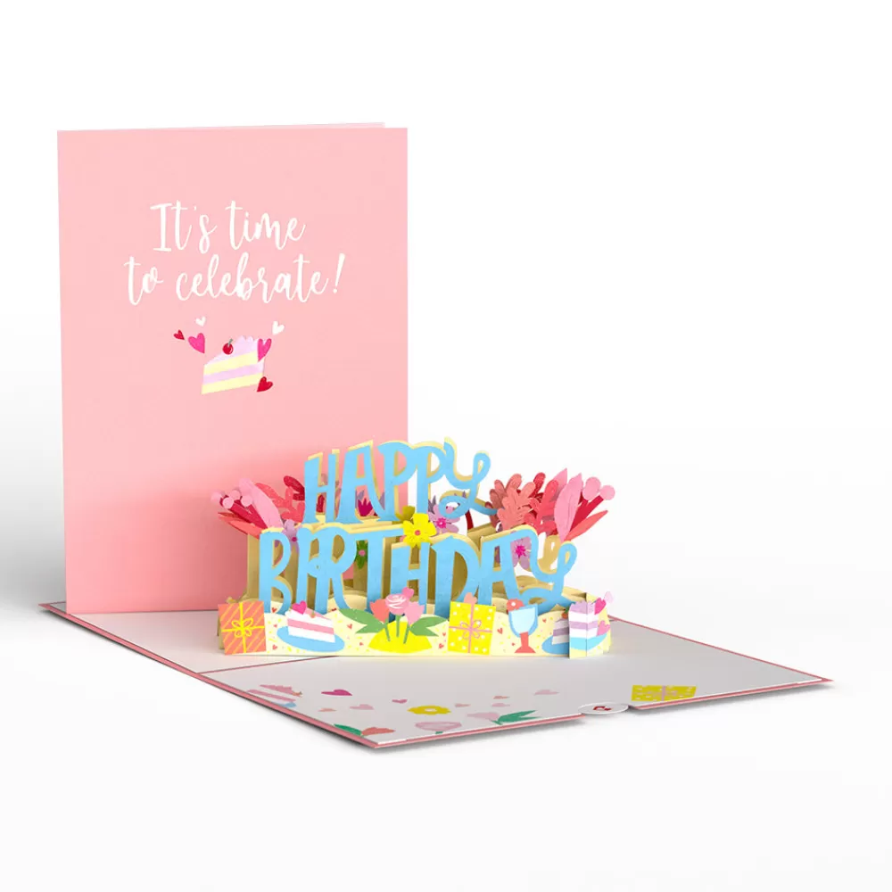 Lovepop Greeting Cards | Birthday | It's Time to Celebrate Birthday Pop-Up Card