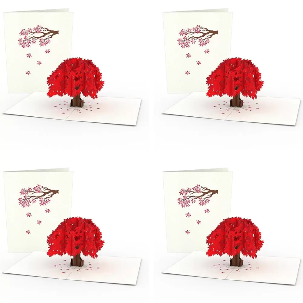 Lovepop Notecards | Just Because | Japanese Maple Notecards (4-Pack)