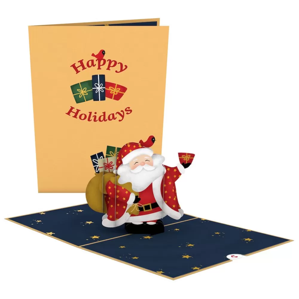 Lovepop Greeting Cards | Christmas 12/25 | Jolly Holiday Santa Pop-Up Card