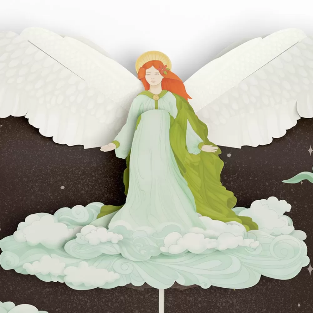 Lovepop Greeting Cards | Religious | Joy to the World Christmas Angel Pop-Up Card