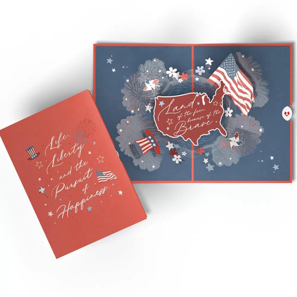 Lovepop Independence Day 7/4 | Land of the Free Patriotic Pop-Up Card