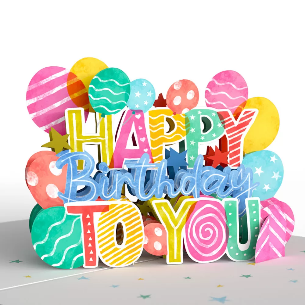 Lovepop Greeting Cards | Birthday | Let's Celebrate Birthday Pop-Up Card