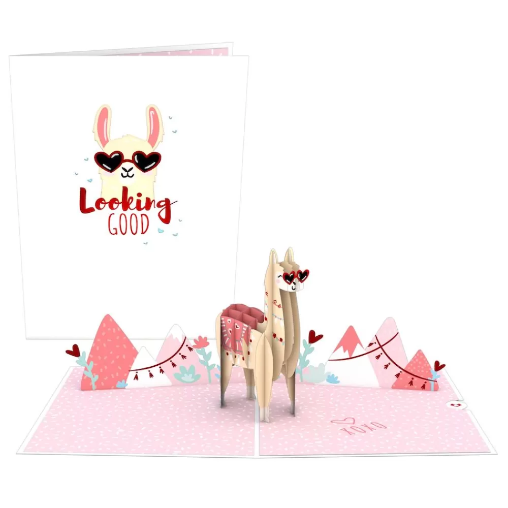 Lovepop Greeting Cards | Anniversary | Looking Good Llama Pop-Up Card