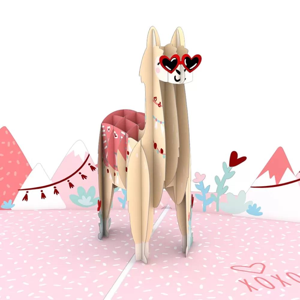 Lovepop Greeting Cards | Anniversary | Looking Good Llama Pop-Up Card