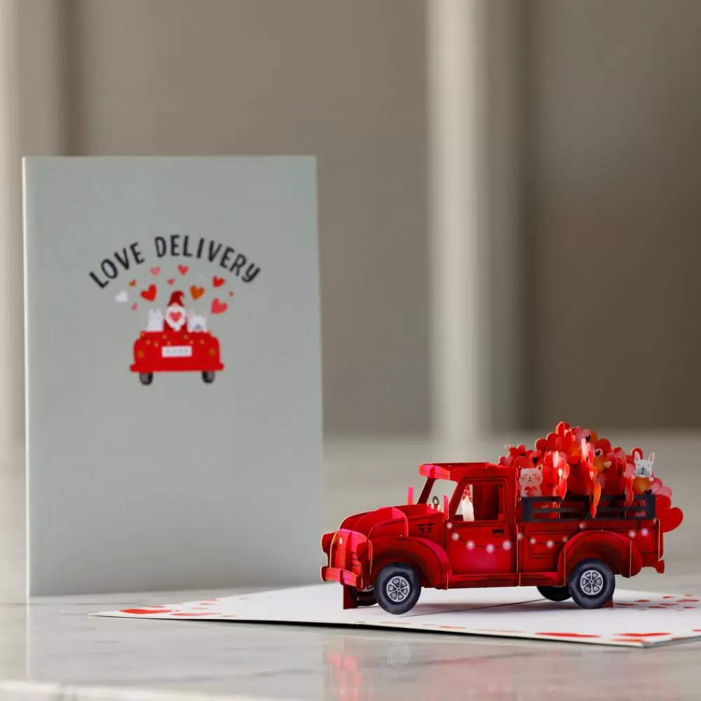 Lovepop Valentine'S Day 2/14 | Kids | Love Delivery Truck Pop-Up Card