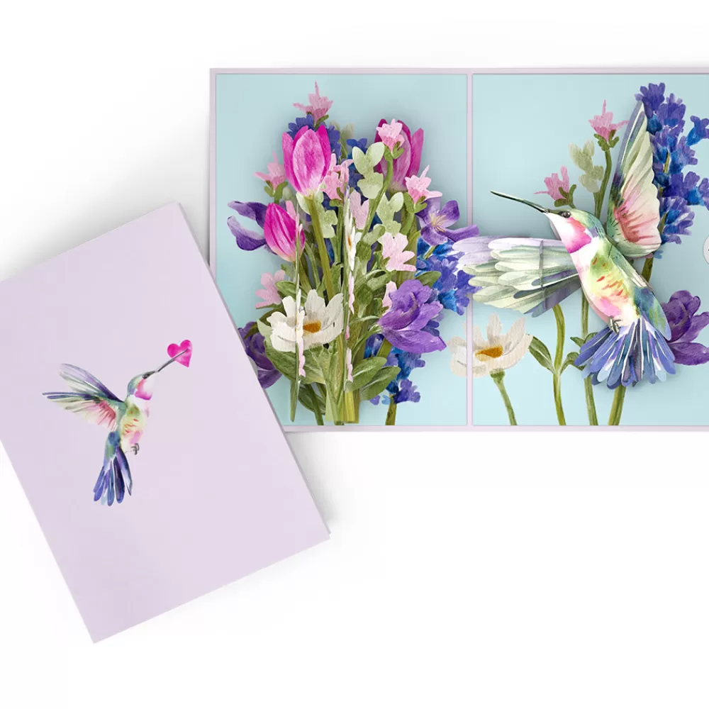 Lovepop Greeting Cards | Valentine'S Day 2/14 | Love in Bloom Hummingbird Pop-Up Card