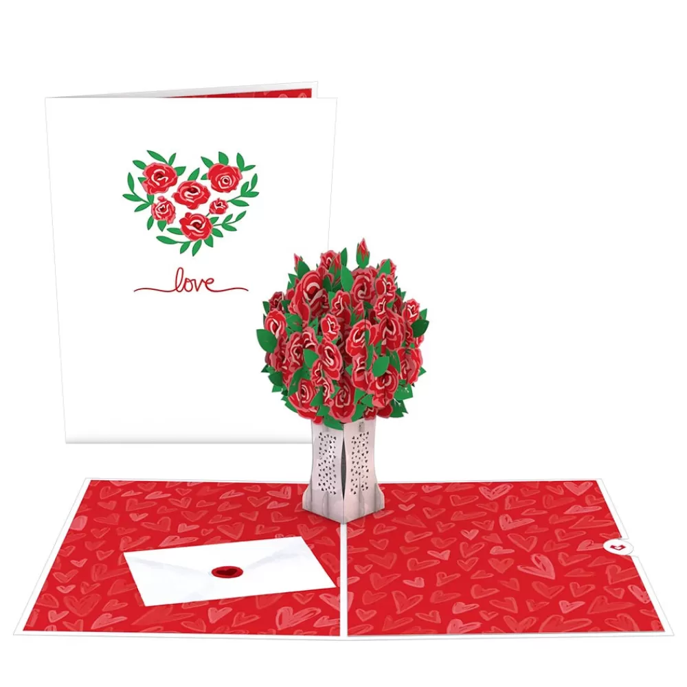 Lovepop Greeting Cards | Anniversary | Love Rose Arrangement Pop-Up Card