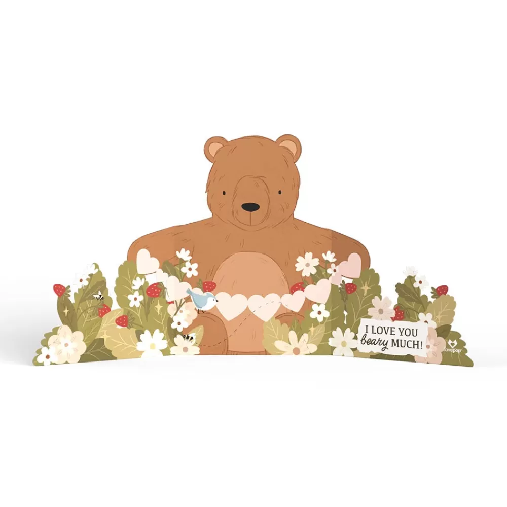 Lovepop Pop-Up Bouquets | Card & Gift Bundles | Love You Beary Much Mother’s Day Daisy Bundle