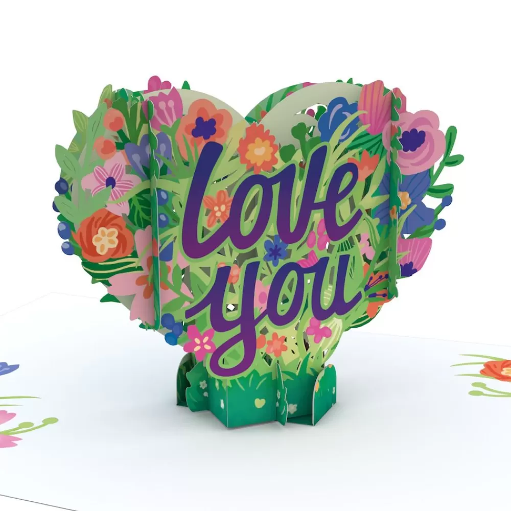 Lovepop Just Because | Valentine'S Day 2/14 | Love You Flower Heart: Paperpop® Card