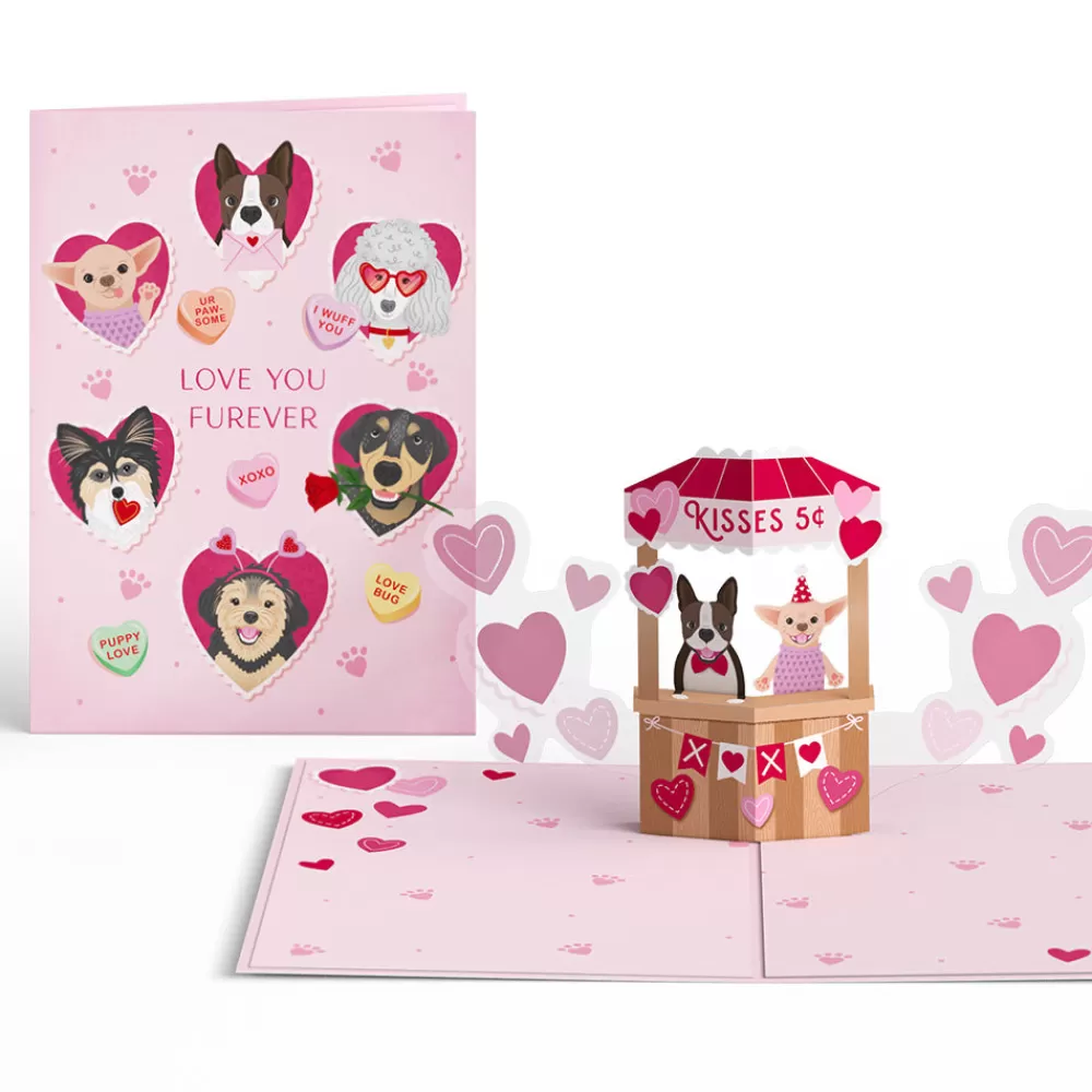 Lovepop Greeting Cards | Valentine'S Day 2/14 | Love You Furever Dog Kisses Pop-Up Card