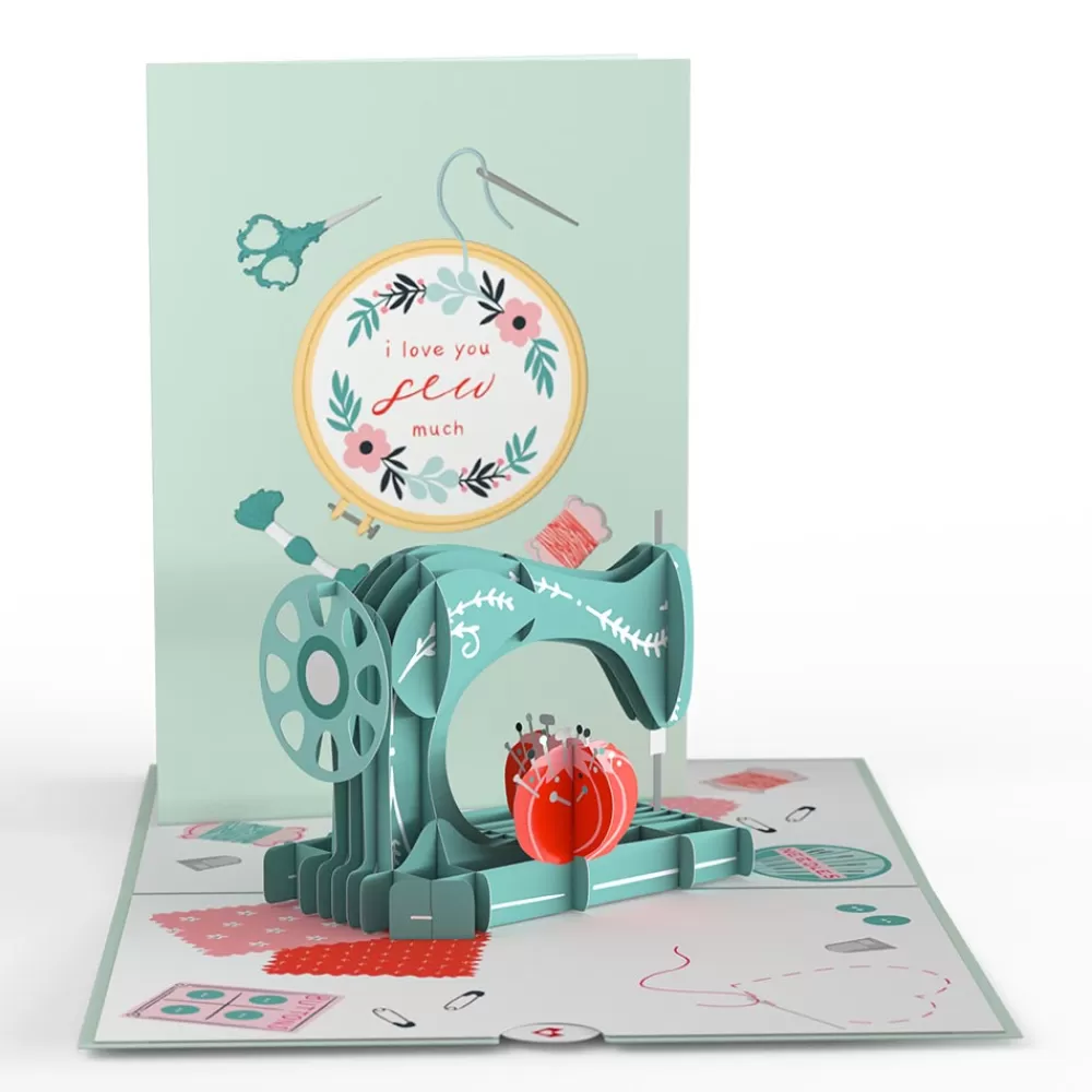 Lovepop Greeting Cards | Valentine'S Day 2/14 | Love You Sew Much Pop-Up Card